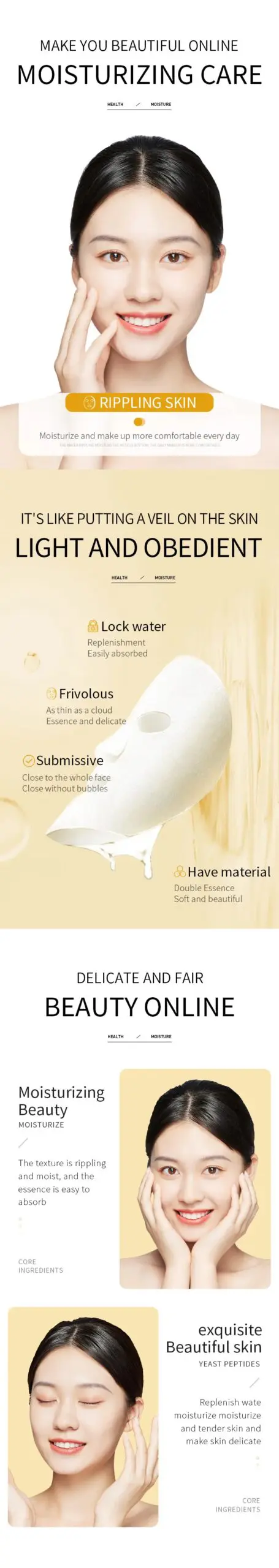 10pcs BIOAQUA Rice Raw Pulp Facial Masks skincare Moisturizing Firming Hydrating Face Mask Sheets Mask Korean Skin Care 10pcs BIOAQUA Rice Raw Pulp Facial Masks skincare Moisturizing Firming Hydrating Face Mask Sheets Mask Korean Skin Care