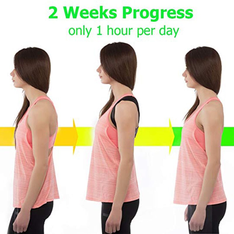 YOSYO Brace Support Belt Adjustable Back Posture Corrector Clavicle Spine Back Shoulder Lumbar Posture Correction