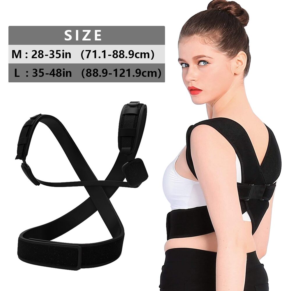 Adjustable Corrector X-Shape Corset Back Brace Straightener Upper Shoulder Spine Support Belt Posture Correction For Men Women