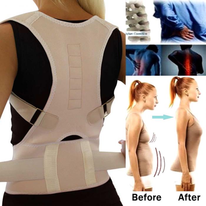 Sitting Posture Corrector Adjustable Magnetic Shape Body Shoulder Brace Belt Men And Women Back Vertebra Correct Therapy All-shi