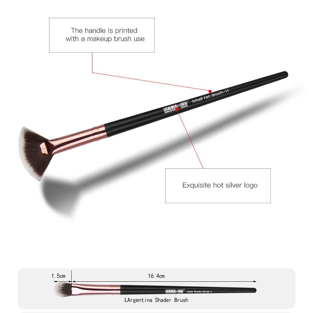 MAANGE Pro  3/5/12 pcs/lot  Makeup Brushes Set Eye Shadow Blending Eyeliner Eyelash Eyebrow Brushes For Makeup New