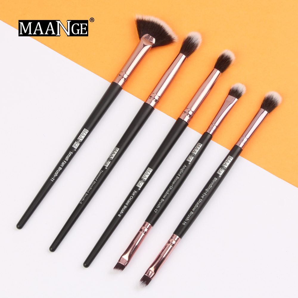 MAANGE Pro  3/5/12 pcs/lot  Makeup Brushes Set Eye Shadow Blending Eyeliner Eyelash Eyebrow Brushes For Makeup New