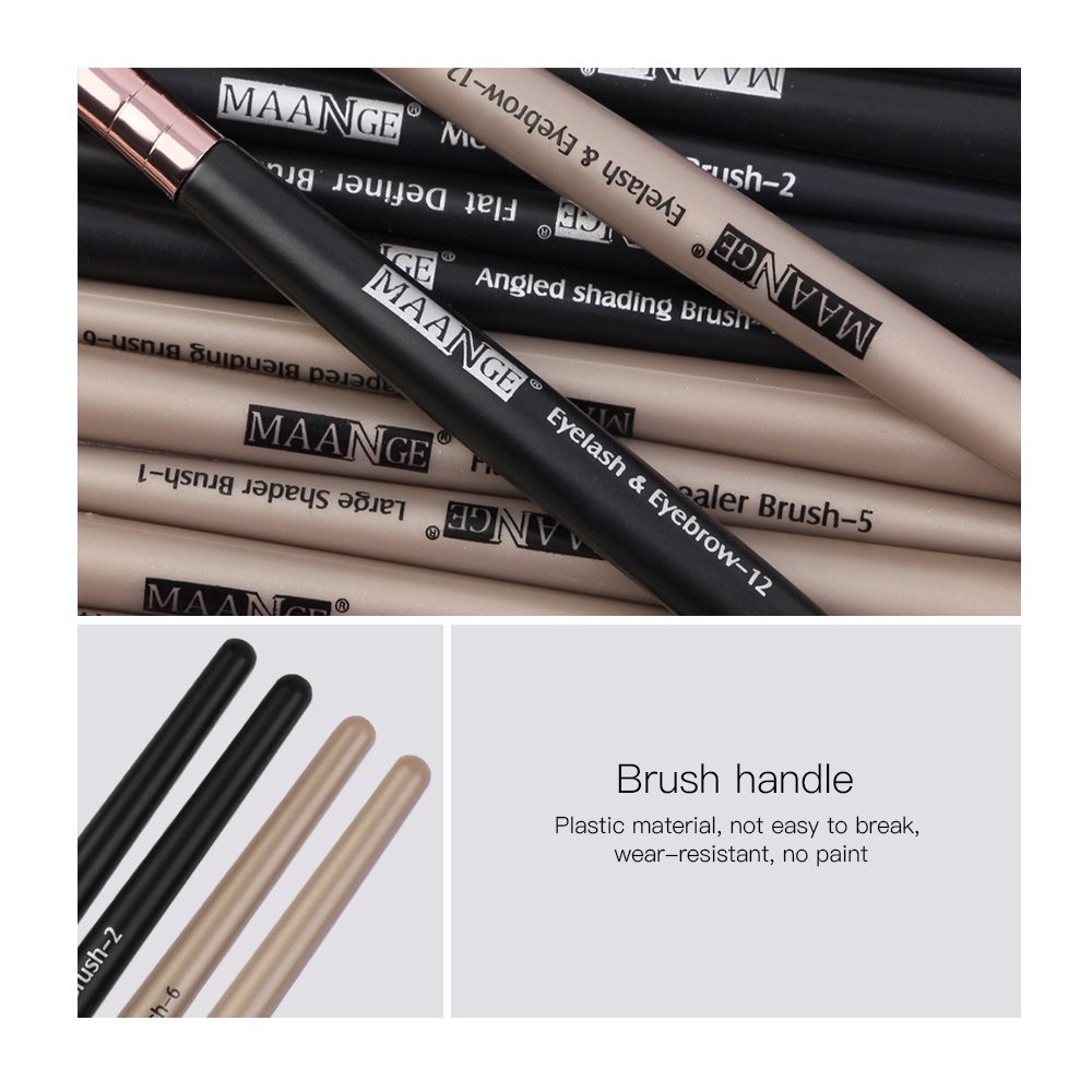 MAANGE Pro  3/5/12 pcs/lot  Makeup Brushes Set Eye Shadow Blending Eyeliner Eyelash Eyebrow Brushes For Makeup New