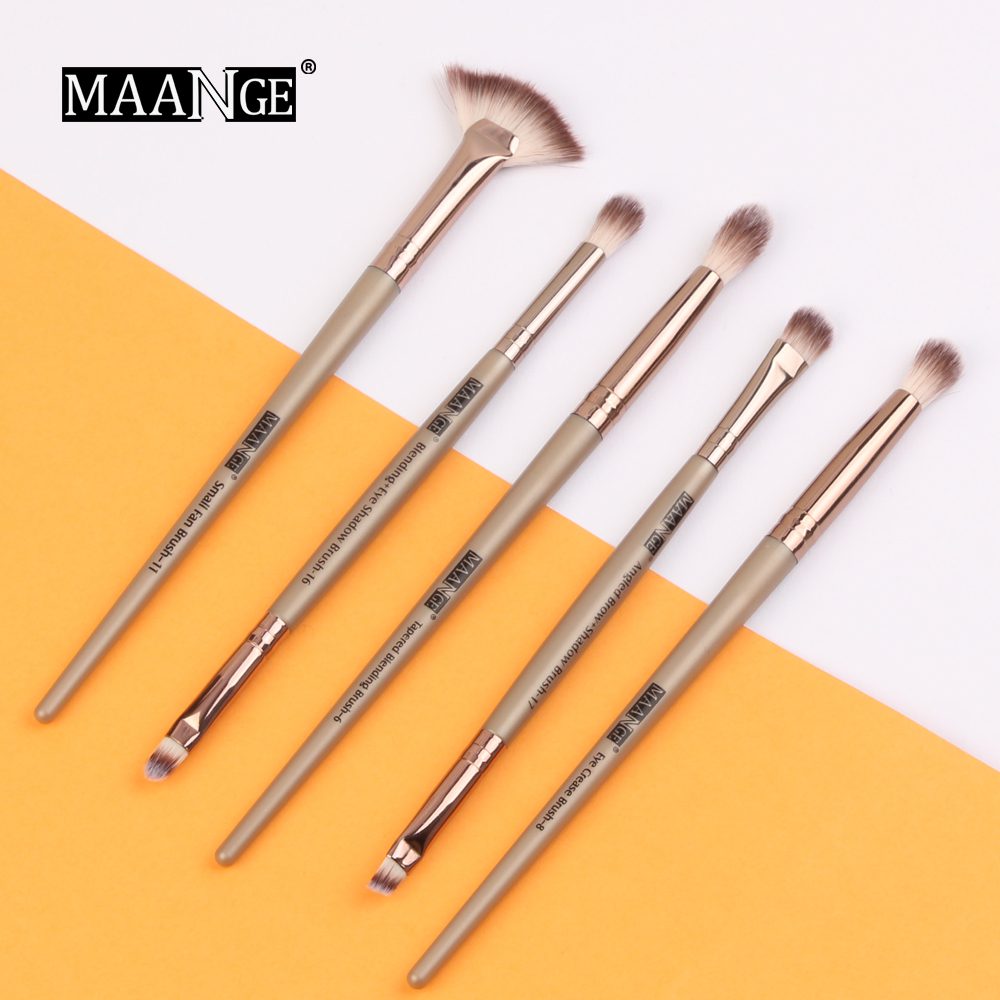 MAANGE Pro  3/5/12 pcs/lot  Makeup Brushes Set Eye Shadow Blending Eyeliner Eyelash Eyebrow Brushes For Makeup New