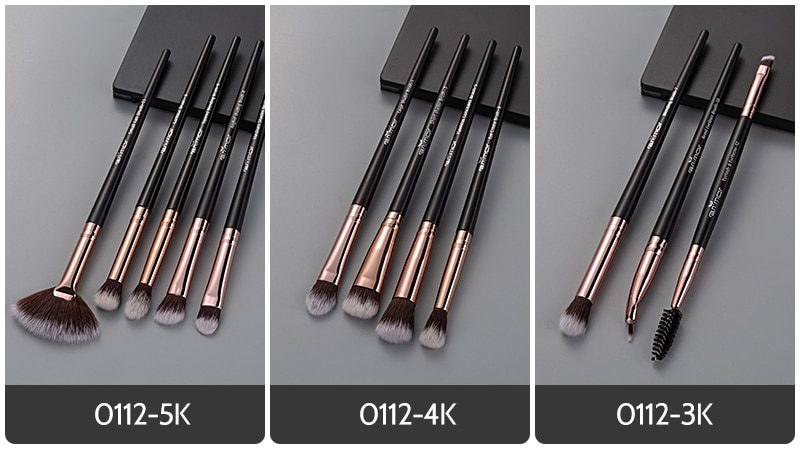 Anmor Makeup Brushes Set 3-12pcs/lot Eye Shadow Blending Eyeliner Eyelash Eyebrow Make up Brushes  Professional Eyeshadow Brush