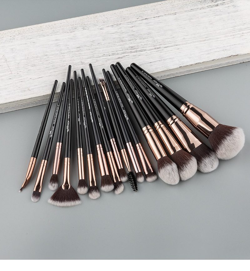 Anmor Makeup Brushes Set 3-12pcs/lot Eye Shadow Blending Eyeliner Eyelash Eyebrow Make up Brushes  Professional Eyeshadow Brush