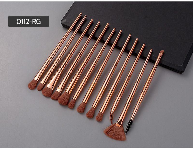 Anmor Makeup Brushes Set 3-12pcs/lot Eye Shadow Blending Eyeliner Eyelash Eyebrow Make up Brushes  Professional Eyeshadow Brush