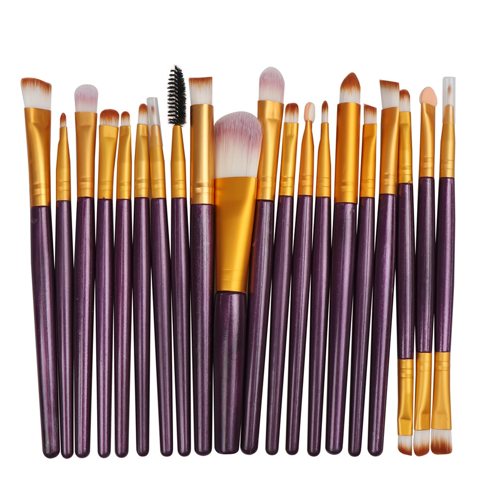 La Milee 20/5Pcs Makeup Brushes Set Eye Shadow Foundation Powder Eyeliner Eyelash Lip Make Up Brush Cosmetic Beauty Tool Kit Hot