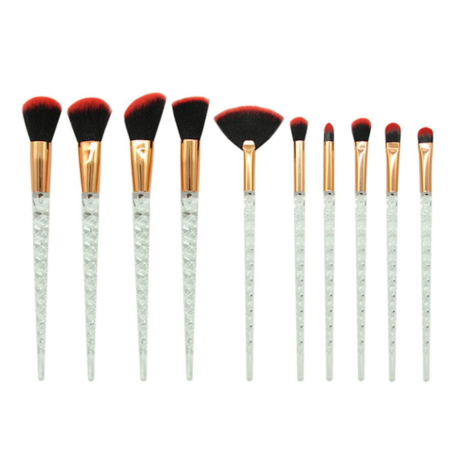 10pcs Unicorn Makeup Brushes Sets Maquiagem Foundation Powder Cosmetic Blush Eyeshadow Women Beauty Glitter Make Up Brush Tools