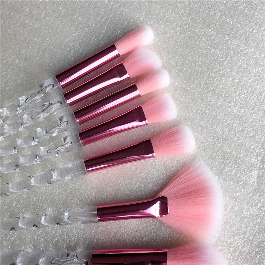 10pcs Unicorn Makeup Brushes Sets Maquiagem Foundation Powder Cosmetic Blush Eyeshadow Women Beauty Glitter Make Up Brush Tools