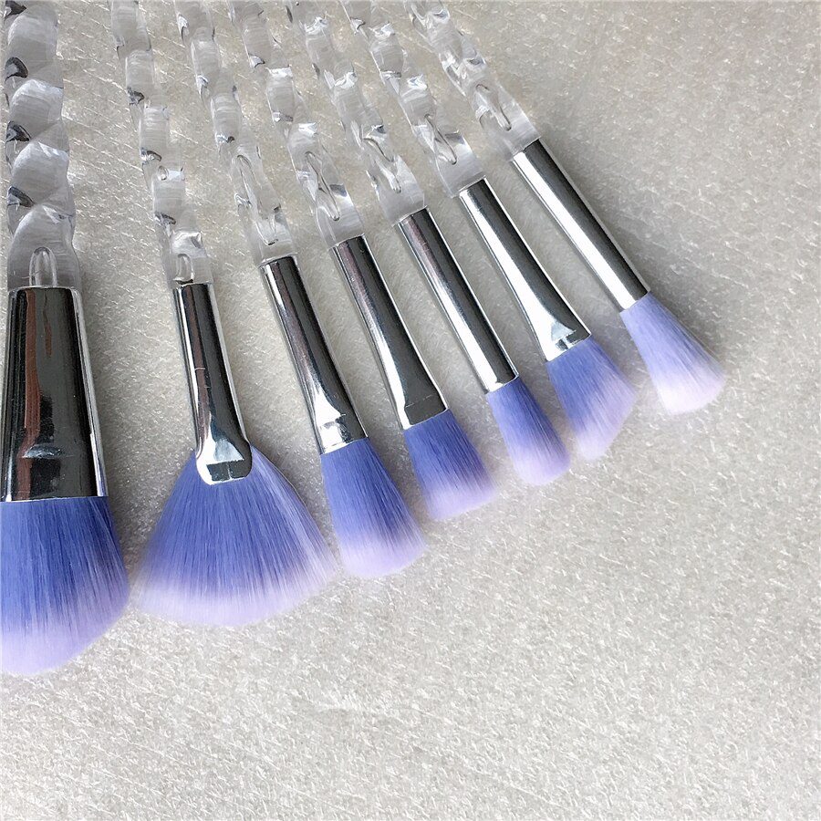 10pcs Unicorn Makeup Brushes Sets Maquiagem Foundation Powder Cosmetic Blush Eyeshadow Women Beauty Glitter Make Up Brush Tools