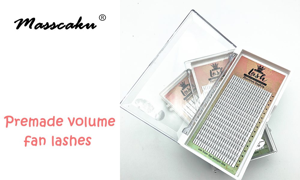 MAS Lashes 16 Lines Premade Volume Fans 3d/4d/5d/6d Lash Russian Volume Eyelash Extensions Pre made Lash Extension Faux Mink