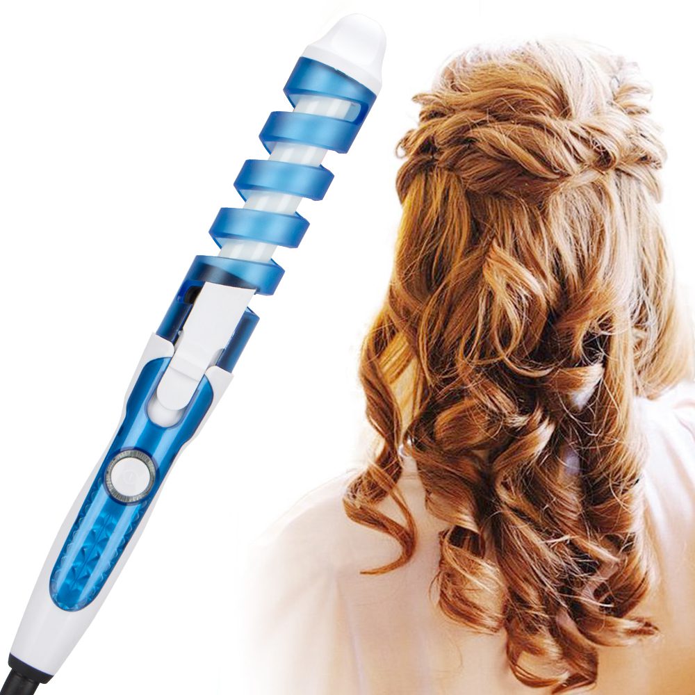 2019 Professional Hair Curler Magic Spiral Curling Iron Fast Heating Curling Wand Electric Hair Styler Pro Styling Tool