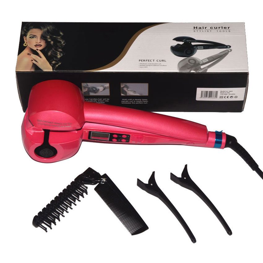 Queenme Automatic Hair Curler Magic Curling Iron LCD Screen Ceramic Heating Anti-perm Wave Curl Styler Hair Care Styling Tools