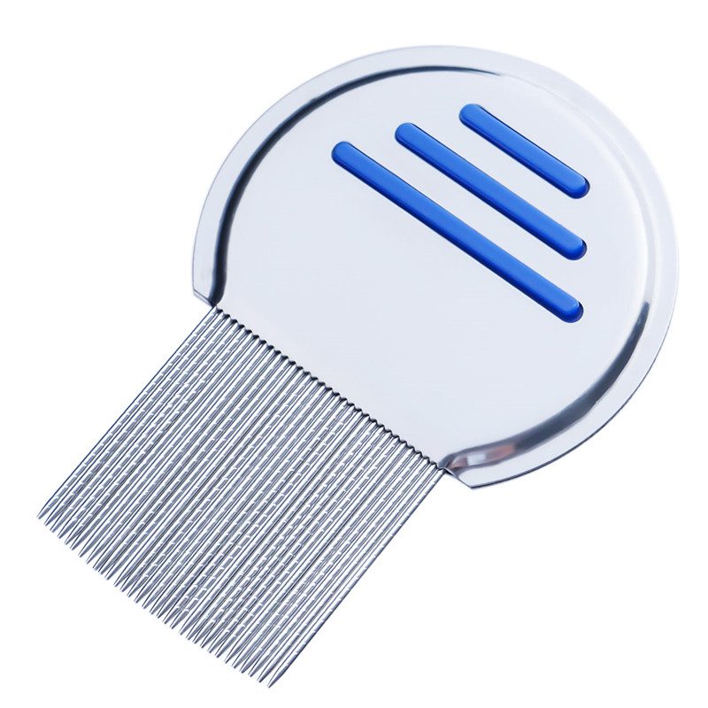 1PC Stainless Steel Kids Hair Terminator Lice Comb Nit Free Rid Headlice Super Density Teeth Remove Nits Comb Hair Tool Dropship