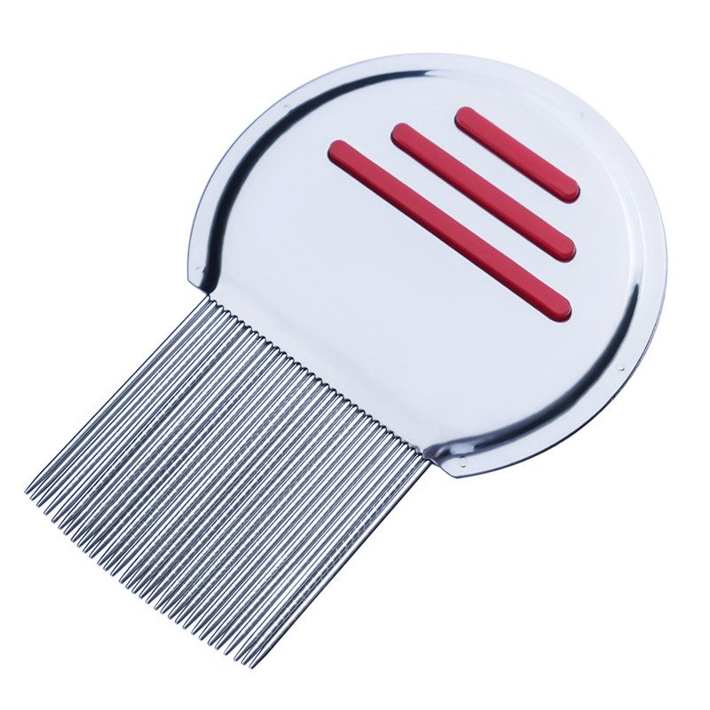 1PC Stainless Steel Kids Hair Terminator Lice Comb Nit Free Rid Headlice Super Density Teeth Remove Nits Comb Hair Tool Dropship