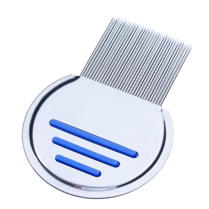 1PC Stainless Steel Kids Hair Terminator Lice Comb Nit Free Rid Headlice Super Density Teeth Remove Nits Comb Hair Tool Dropship