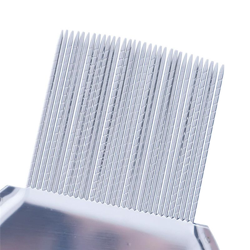1PC Stainless Steel Kids Hair Terminator Lice Comb Nit Free Rid Headlice Super Density Teeth Remove Nits Comb Hair Tool Dropship