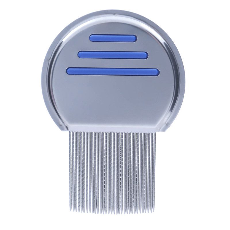 1PC Stainless Steel Kids Hair Terminator Lice Comb Nit Free Rid Headlice Super Density Teeth Remove Nits Comb Hair Tool Dropship