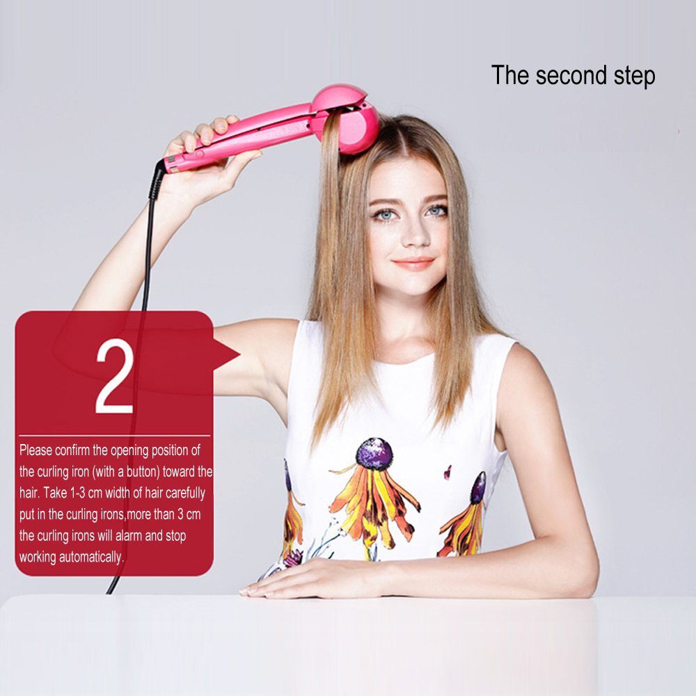 New Automatic LCD Anti-Scalding Curling Iron Hair Heating Curler Wand Styling Tools Styler Curl Iron Ceramic Curlers Spiral WXB