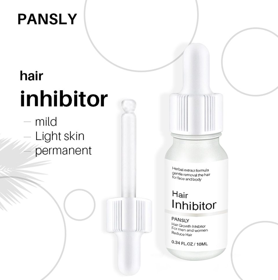 Pansly Hair Growth Inhibitor facial Removal cream Spray Beard Bikini Intimate Face Legs Body Armpit Painless Dropshipping