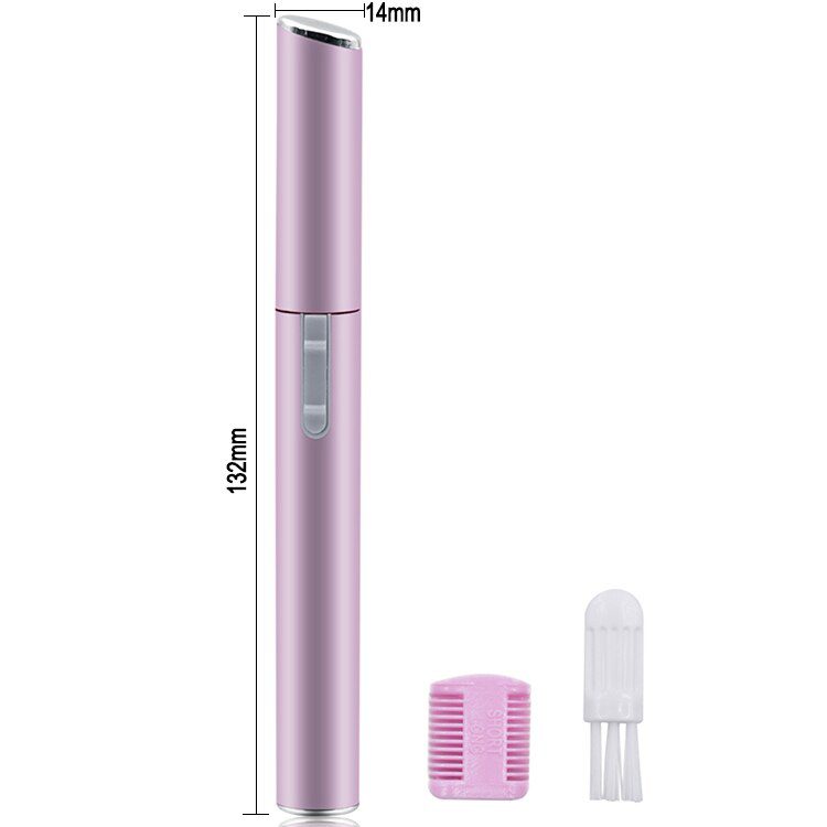 Practical Electric Face Eyebrow Scissors Hair Trimmer Mini Portable Women Body Shaver Remover Blade Razor Epilator