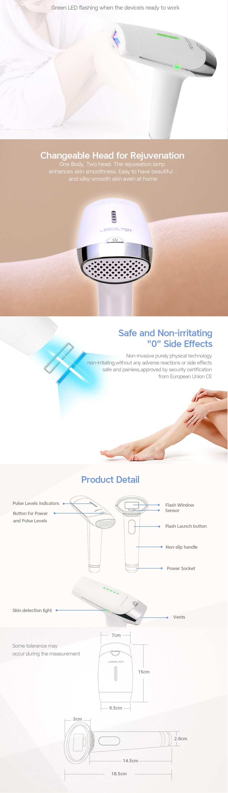 Lescolton 2in1 IPL Laser Hair Removal Machine Laser Epilator Hair Removal Permanent Bikini Trimmer Electric depilador a laser