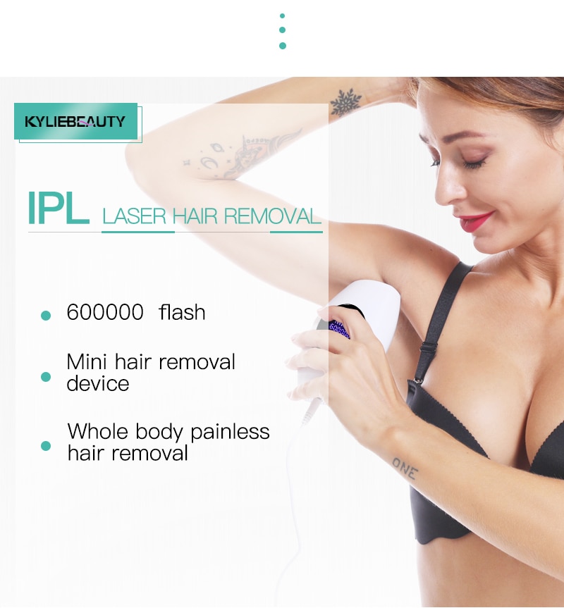 600000 flash professional permanent IPL Laser Depilator LCD laser hair removal Photoepilator women painless hair remover machine