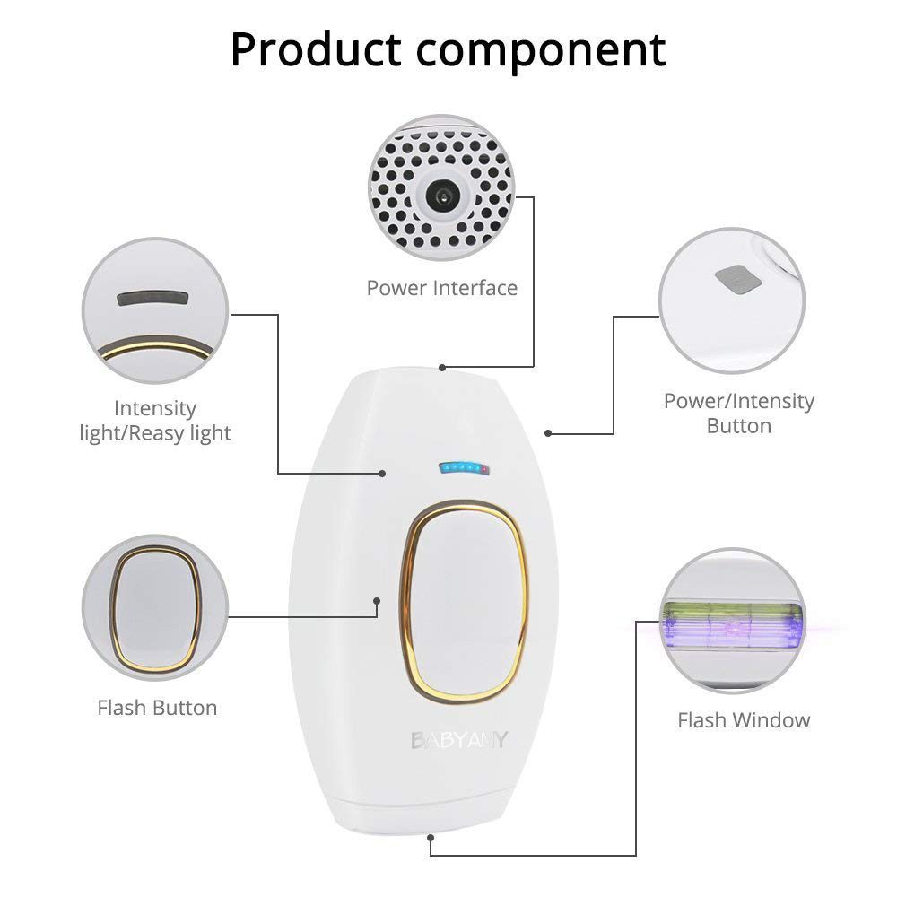 Home Hold Depilatory Laser Mini Hair Epilator Permanent Hair Removal IPL System 500000 Shot Light Pulses Whole Body Hair Remover Home Hold Depilatory Laser Mini Hair Epilator Permanent Hair Removal IPL System 500000 Shot Light Pulses Whole Body Hair Remover