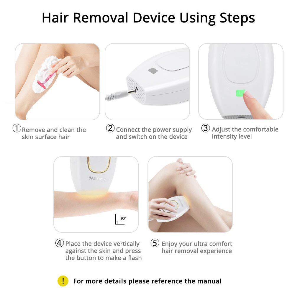 Home Hold Depilatory Laser Mini Hair Epilator Permanent Hair Removal IPL System 500000 Shot Light Pulses Whole Body Hair Remover Home Hold Depilatory Laser Mini Hair Epilator Permanent Hair Removal IPL System 500000 Shot Light Pulses Whole Body Hair Remover
