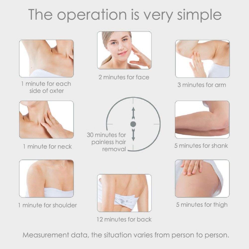 Home Hold Depilatory Laser Mini Hair Epilator Permanent Hair Removal IPL System 500000 Shot Light Pulses Whole Body Hair Remover Home Hold Depilatory Laser Mini Hair Epilator Permanent Hair Removal IPL System 500000 Shot Light Pulses Whole Body Hair Remover