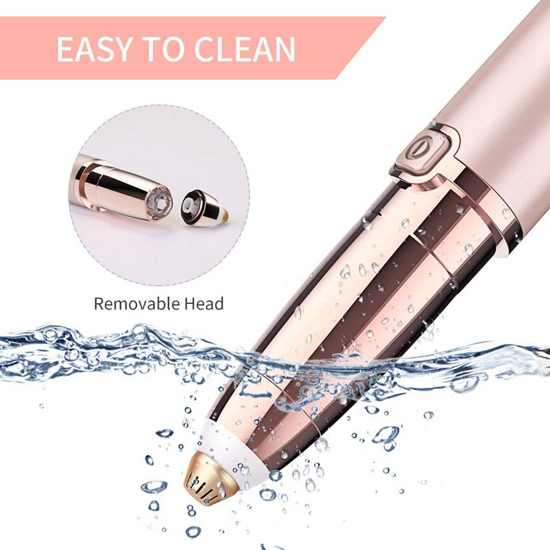 ANLAN Electric Eyebrow Trimmer Makeup Painless Eye Brow Epilator Mini Shaver Razors Portable Facial Hair Remover Women depilator