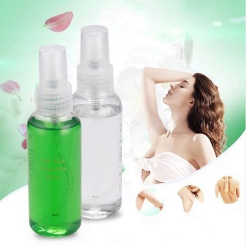 1PCS/2PCS/3PCS/4PCS/5PCS Smooth Body Hair Removal Spray PRE & After Wax Treatment Spray