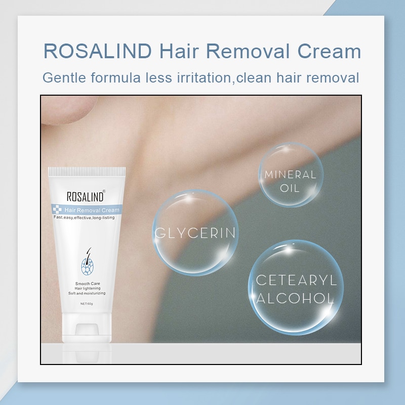 ROSALIND Hair Removal Cream Underarm Hand Leg Body Painless Effective depiladora Facial Hair Remover Lightening Smooth Care