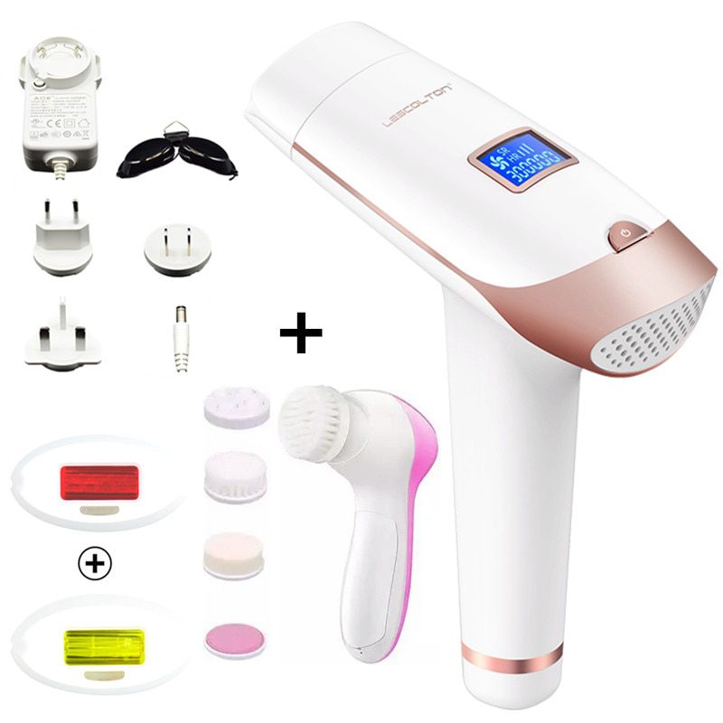 Lescolton 3in1 700000 pulsed IPL Laser Hair Removal Device Permanent Hair Removal IPL laser Epilator Armpit Hair Removal machine