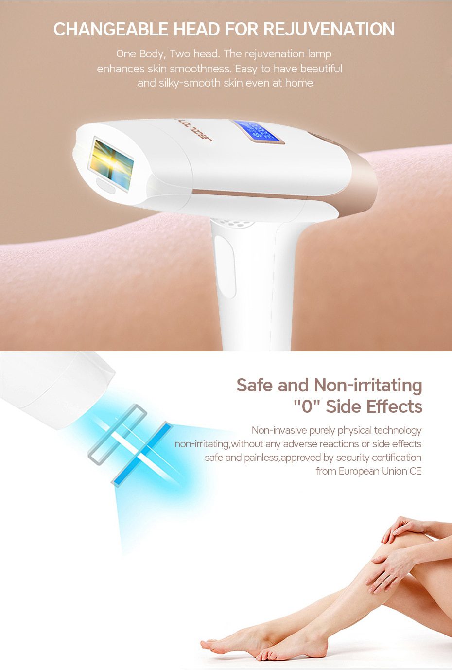 Lescolton 2in1 IPL Epilator Hair Removal LCD Display Machine T009i Laser Permanent Bikini Trimmer Electric depilador a laser