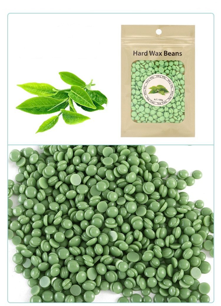 Pearl Hard Wax Beans Hot Film Wax Bead Hair Removal Wax Depilatory Removing Unwanted Hairs in Legs and Other Body Parts