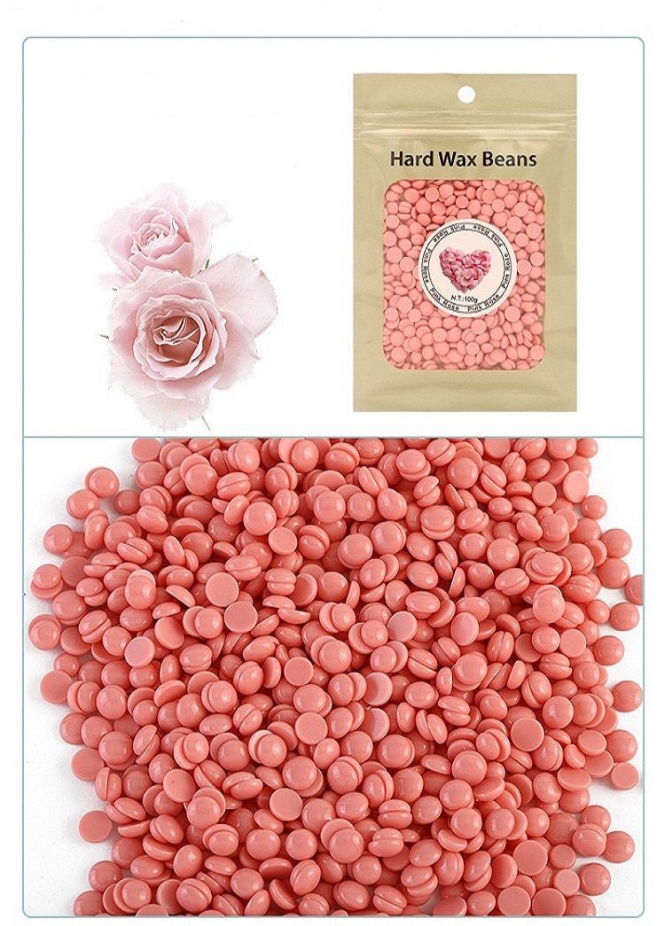 Pearl Hard Wax Beans Hot Film Wax Bead Hair Removal Wax Depilatory Removing Unwanted Hairs in Legs and Other Body Parts