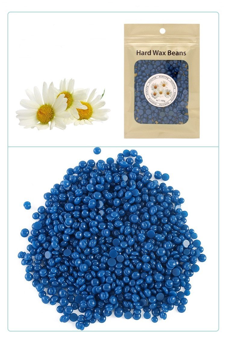 Pearl Hard Wax Beans Hot Film Wax Bead Hair Removal Wax Depilatory Removing Unwanted Hairs in Legs and Other Body Parts