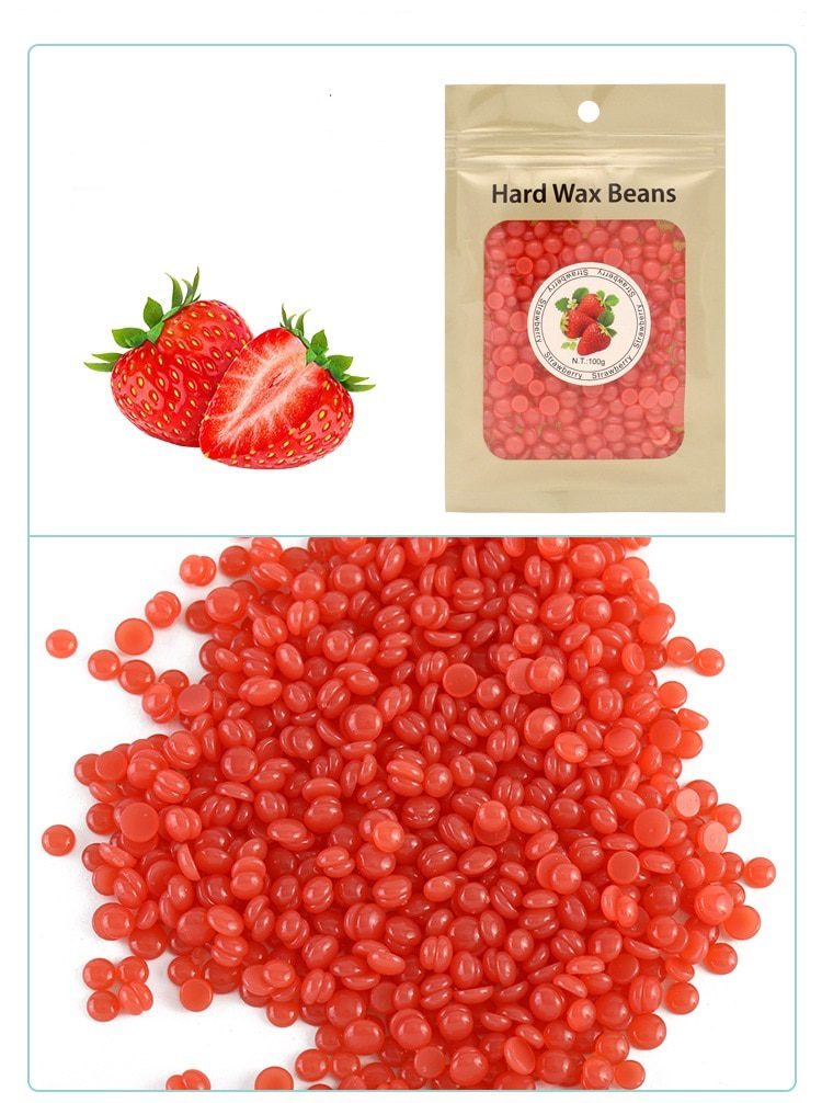 Pearl Hard Wax Beans Hot Film Wax Bead Hair Removal Wax Depilatory Removing Unwanted Hairs in Legs and Other Body Parts