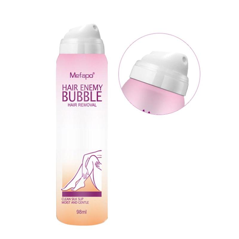 Painless Hair Removal Cream Spray Away Depilatory Bubble Wax Body Bikini Legs Hair Remover Foam Mousse in Spray Bottle Dropship