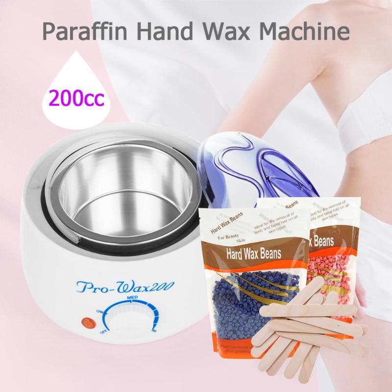 200cc 500cc Hand Wax Machine Hot Paraffin Wax Warmer Heater Body Depilatory Salon SPA Hair Removal Tool with Wax Dropshipping