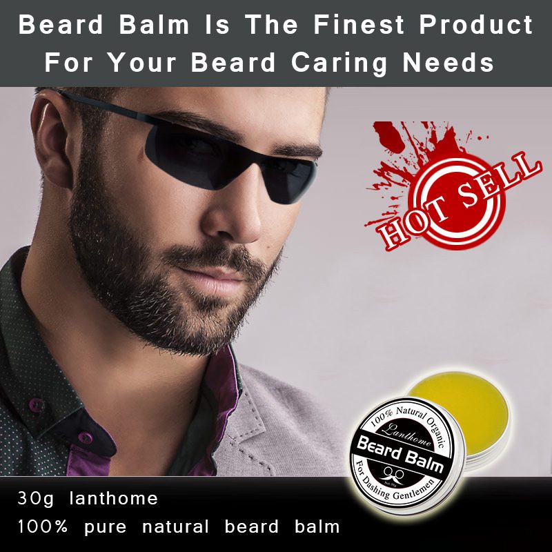 Charming Pro Natural Conditioner Balm for Beard Growth and Organic Moustache Wax for Caring Smooth Styling Universal TSLM1