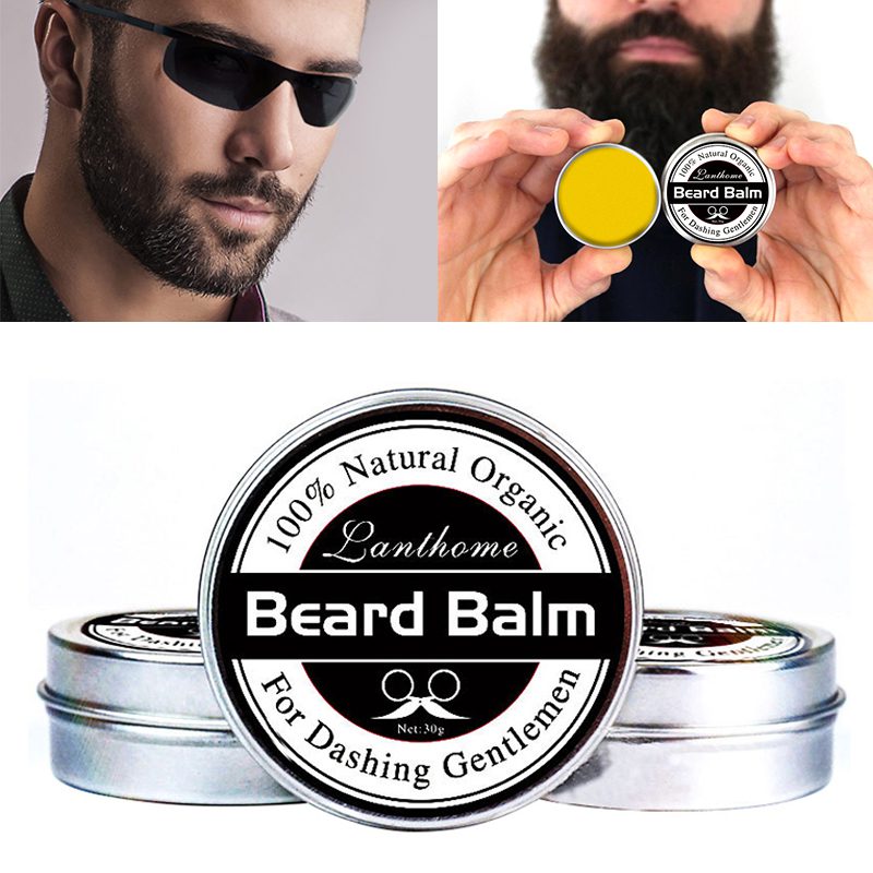 Charming Pro Natural Conditioner Balm for Beard Growth and Organic Moustache Wax for Caring Smooth Styling Universal TSLM1