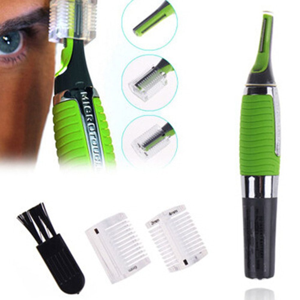 Multifunctional Eyebrow Ear Nose Trimmer Green Removal Clipper Shaver Personal Electric Face Care Hair Trimer