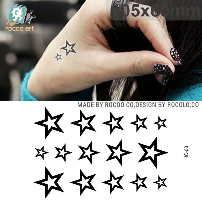 MB Classic Black Tatoo Cat Bird Fake Tattoo Tatuajes Hand Tatouage Body Waterproof Temporary Tattoo Sticker Small Taty