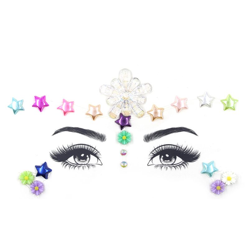 Face jewels sticker Make Up Adhesive Temporary Tattoo Body Art Gems