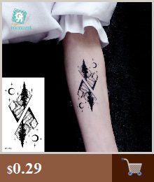 Water Transfer Tattoo Minimalist small sun moon tattoo Body Art Waterproof Temporary fake Tattoo for man woman kid 10.5*6cm