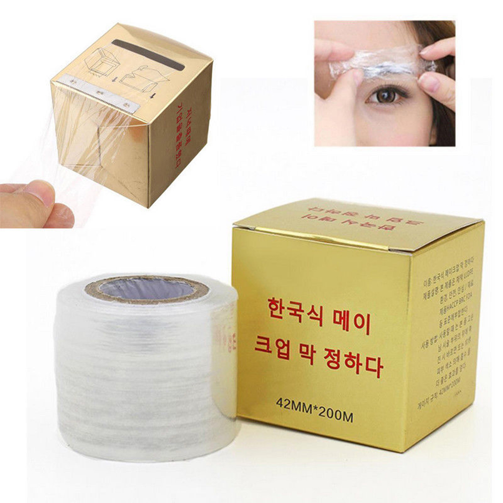New 1 box Microblading Clear Plastic Wrap Preservative Film for Permanent Makeup Tattoo Eyebrow Tattoo Accessories
