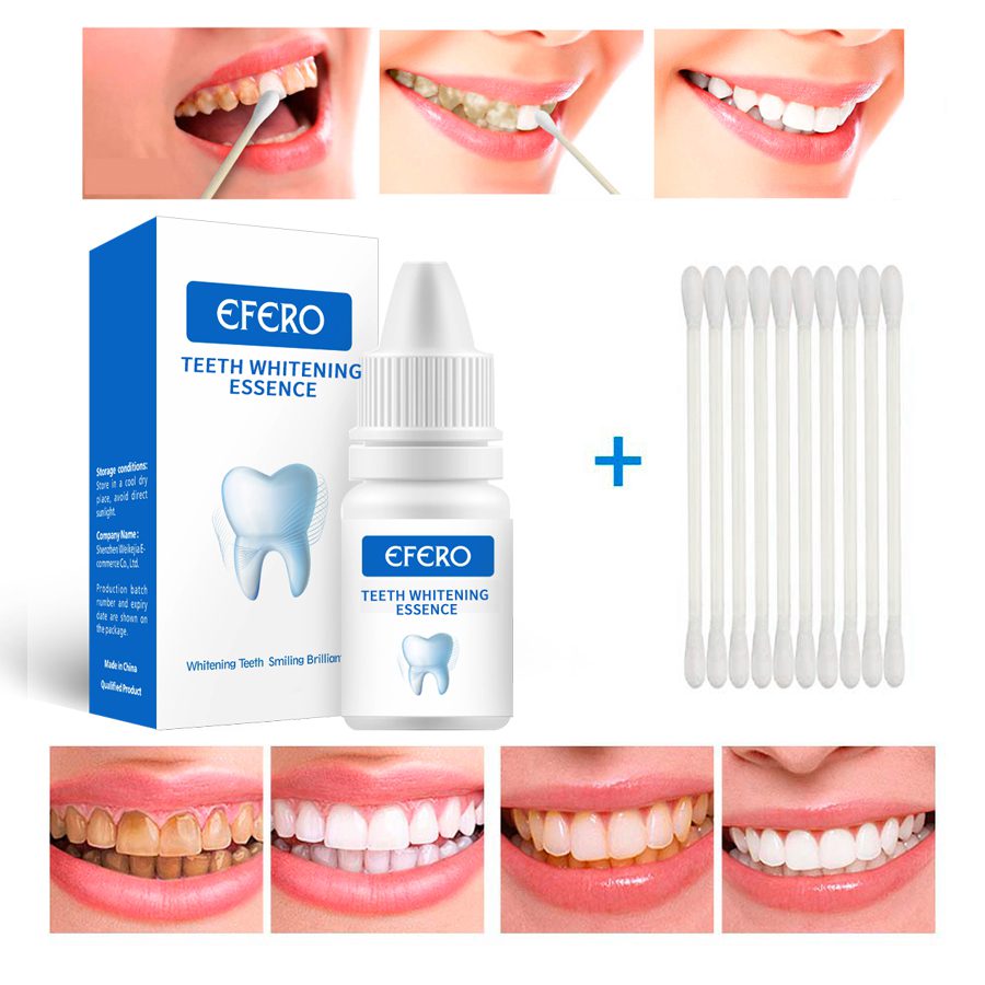 EFERO Teeth Whitening Serum Gel Dental Oral Hygiene Effective Remove Stains Plaque Teeth Cleaning Essence Dental Care Toothpaste